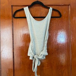 *SOLD* Lululemon Turn to Tie Tank - Grey